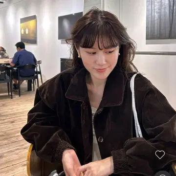 nugu/daisy/스웨이드 클래식 점퍼 brown