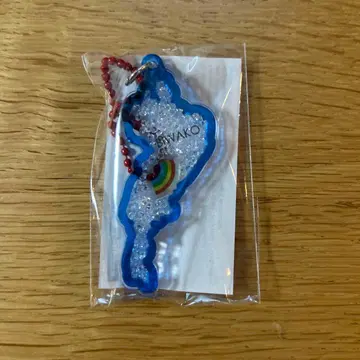 비와코 키링 비와코 하코다테야마 구름 파란색