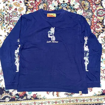 Left Alone 네이비 긴팔T셔츠 M