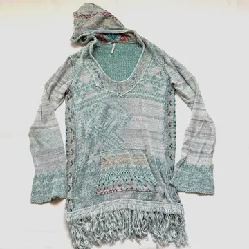 [ 새상품급 ] 익명 배송 미국 구매 프리피플 니트 원피스 프린지