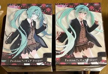 하츠네 미쿠 Fashion 피규어 Preppy 2종 세트