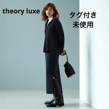 [택 포함 미사용] theory luxe 세오리 럭스 니트 스커트 M