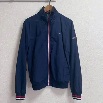TOMMY JEANS 네이비 풀 지퍼 자켓 S