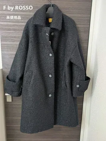 [ UR TECH ] F by ROSSO 부클레 스텐카라 코트