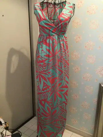 마우나로아 슬리브리스 롱 원피스