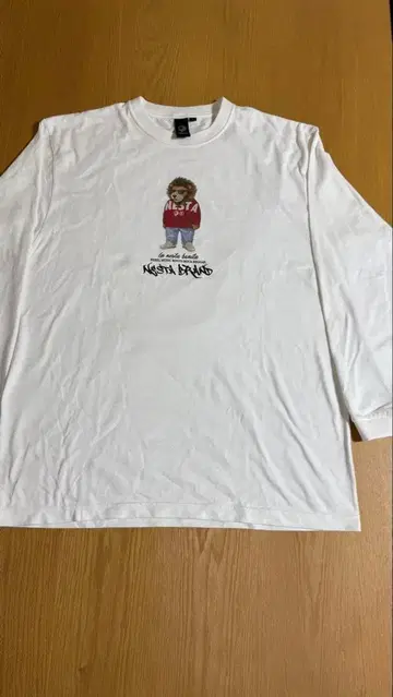 NISTA BRAND 롱T 네스타 라이온