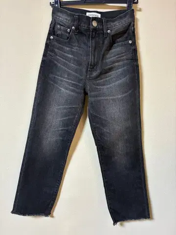 23구 DENIM 다크 그레이 스트레이트 데님