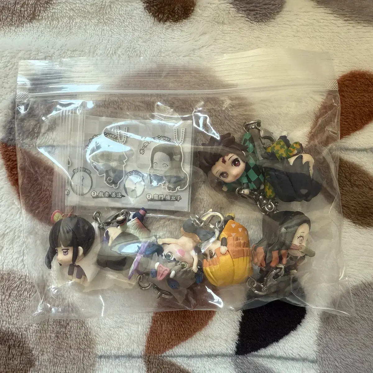 Demon Slayer Dangling Connection Gacha Vol. 1 Tanjiro, Nezuko, Zenitsu, Inosuke