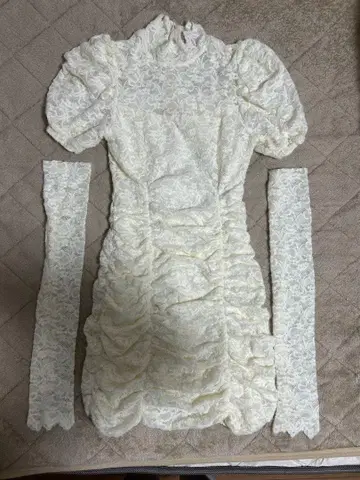 알마인 Rmine 레이스 원피스 암워머 세트