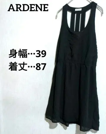 ARDENE 블랙 슬리브리스 미니 원피스