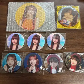 시미즈 케이코 캔뱃지 9개 세트