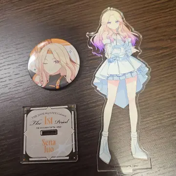 학원 아이돌 마스터 쥬오 호시나 아크릴 스탠드 캔뱃지