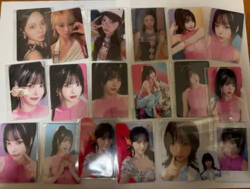 르세라핌 홍은채 트레이딩 카드 등 세트 2