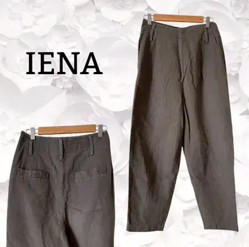 [ 이에나 ] 팬츠/하의 린넨/린넨 코튼 [ F ] 브라운 계열 일본제