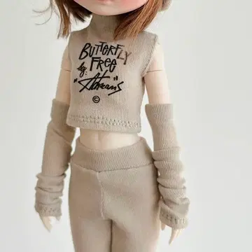 브라이스 아이시돌 베이지 상의 암커버 세트