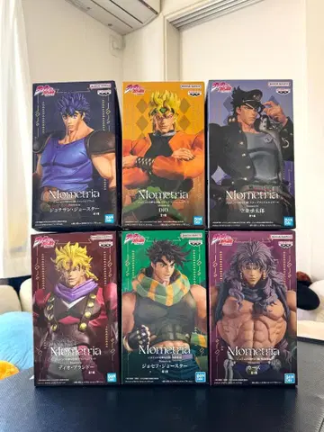 죠죠의 기묘한 모험 Mometria 피규어 6종 세트 신품 미사용