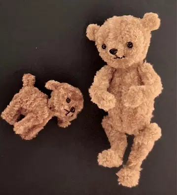 몰드 곰 인형과 강아지 브라이스 체리 인형 리카 인형