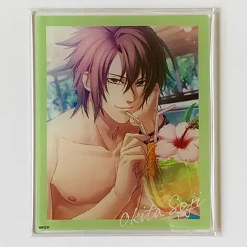 박앵귀 오키타 소지 AGF 오토메이트 아크릴 브로치