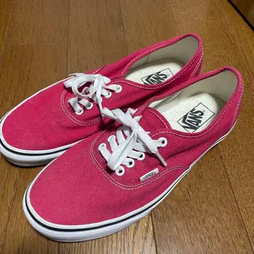 VANS 빨간색 캔버스 스니커즈