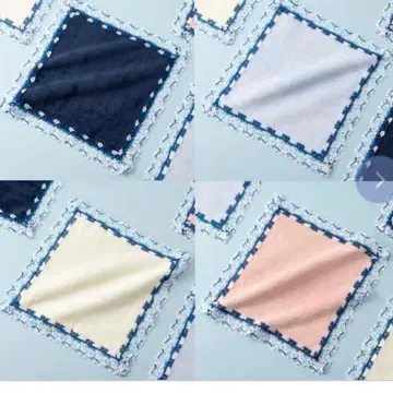 ANA 오리지널 긴자와 레이스 ANA 타월 손수건 4색 컴플리트 세트