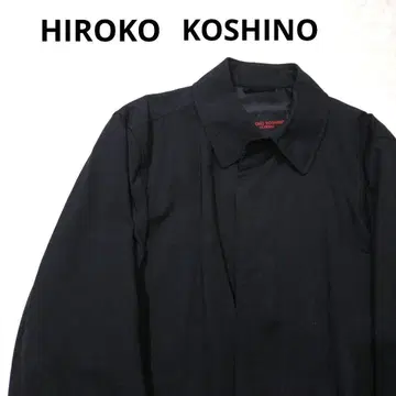 HIROKO KOSHINO HOMME 블랙 트렌치코트