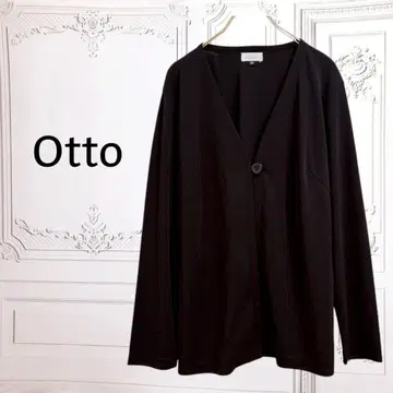 [ 오토 ] 가디건 자켓 겉옷 긴팔 [ M ] 블랙/블랙 무지