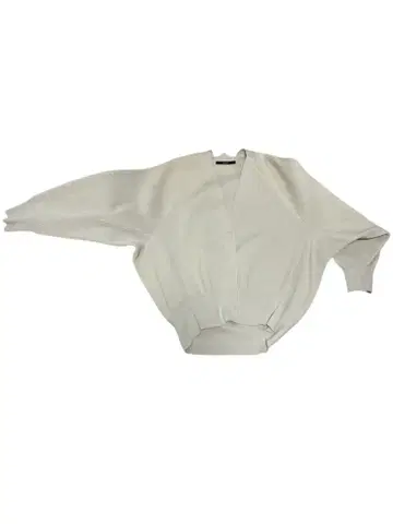 munic 아이보리 돌먼 슬리브 가디건