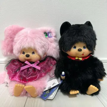 [ 레어 ] 초레어 장난꾸러기 몬치치 여아 핑키 블래키 정품