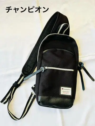 챔피온 챔피온 숄더백 남성용 블랙 사선 크로스
