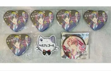 오베이미 벨페골 하트 캔뱃지 5개 네임 배지 캔뱃지