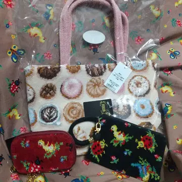 새상품 페이러 도넛 백 하이디 키 파우치 티슈 파우치