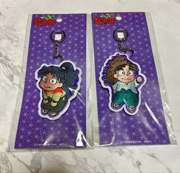 닌타마 란타로 자수 키링 쿠쿠치 헤이스케 타케야 하치자에몬 세트