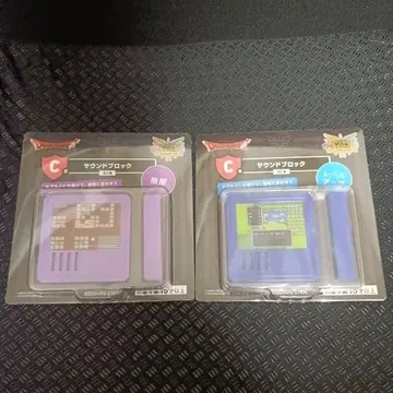 드래곤 퀘스트 복권 C상 사운드 블록 여관 레벨업 전 2종