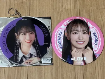 이코럽 타키와키 쇼코 빅 캔뱃지 빅 아크릴 키링