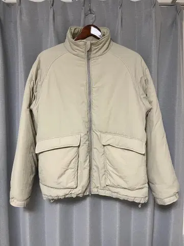 베이지 다운 자켓 M 사이즈