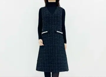 아베닐 에투알 오리지널 트위드 포켓 펄 원피스