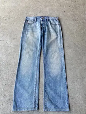 ARMANI JEANS ARCHIVE BLUE STRAIGHT JEANS
