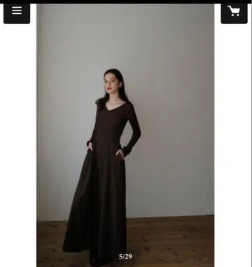 maison celon v silhouette dress