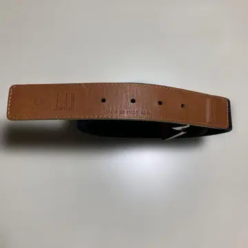 dunhill 가죽 벨트 브라운