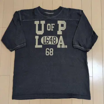 WAREHOUSE BODIES 일본제 풋볼 T 3단 프린트