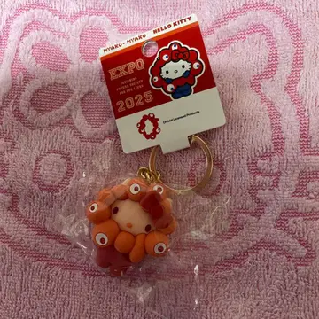 미야쿠미야쿠 산리오 입체 마스코트 최애 컬러 키링 키티 새상품