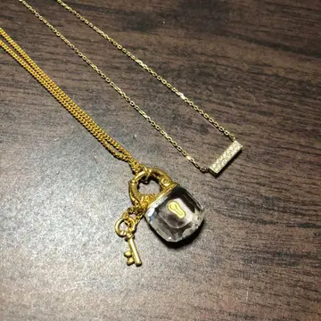 골드 락과 키 목걸이