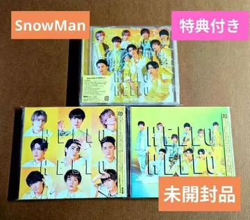 SnowMan HELLO HELLO CD 3장 특전 포함