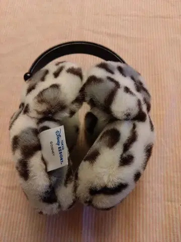 도쿄 디즈니 리조트 레오파드 무늬 귀도리