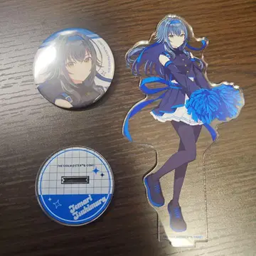 학원 아이돌 마스터 츠키무라 테마리 세븐일레븐 아크릴 스탠드 캔뱃지 세트