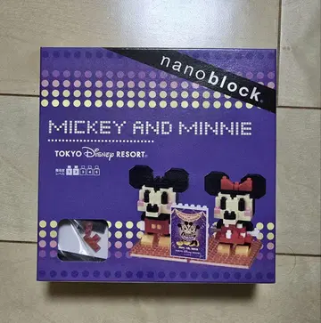 미키 미니 생일 벌스데이 나노 블록 디즈니 리조트 미사용