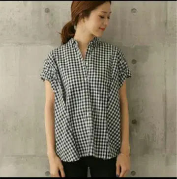 URBAN RESEARCH DOORS 어반 리서치 깅엄 체크 셔츠