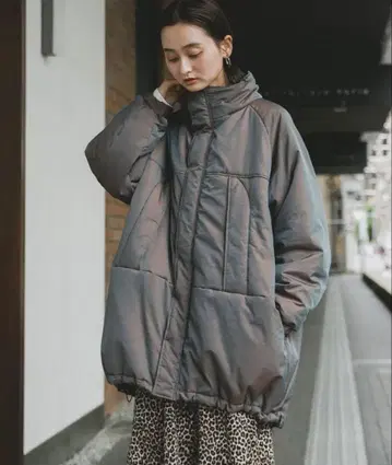 SENSE OF PLACE FUR TECH 몬스터 코트 브라운