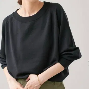 Spick and Span 새상품 워셔블 래글런 슬리브 풀오버