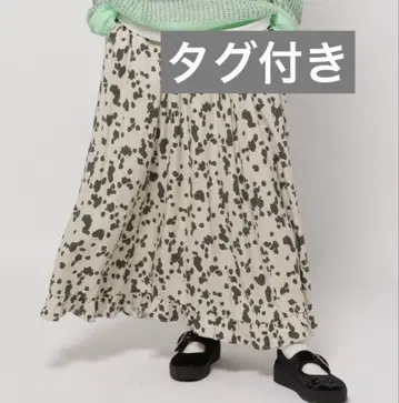 택 포함 niko and - 모듬 프린트 프릴 스커트